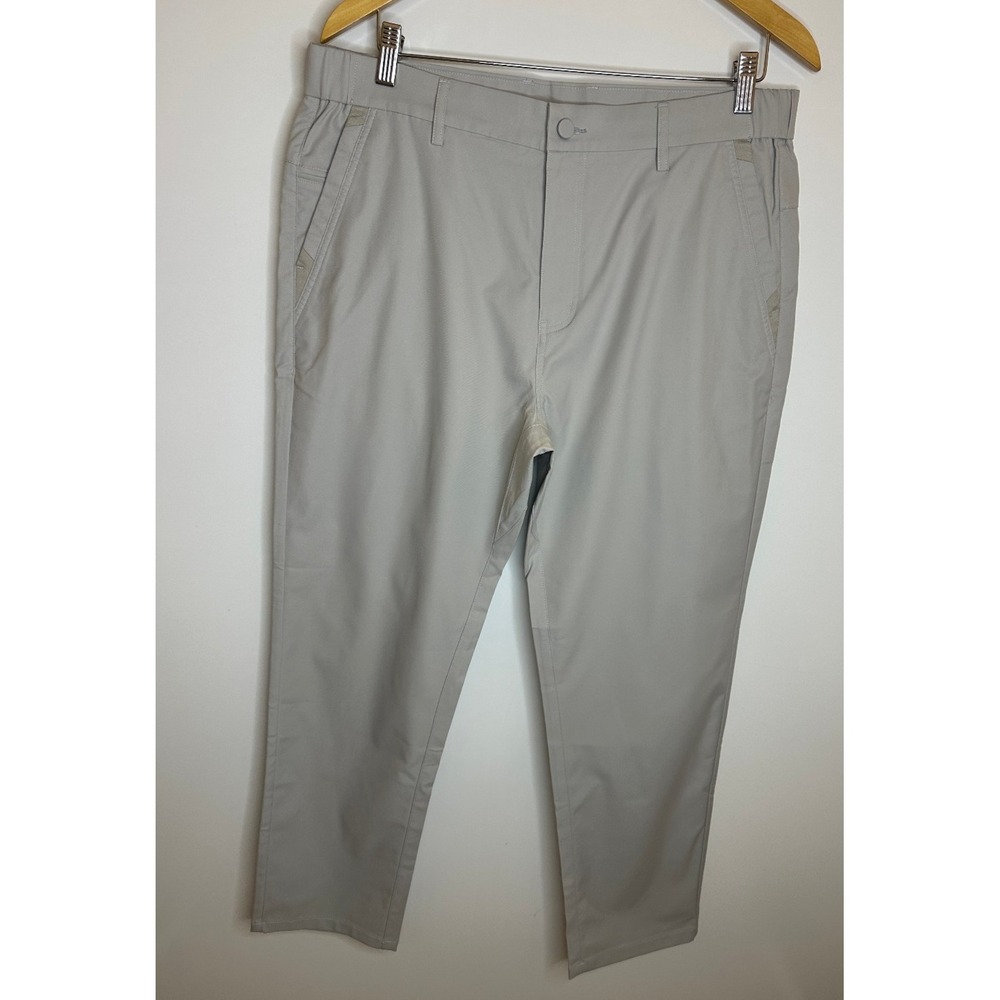 Jack Archer Jetsetter Tech Pants 33 x 28 Gray Golf Travel Performance Stretch - Picture 12 of 12